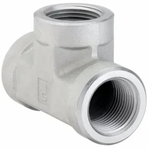 PARKER 1 1/4 MMO-S Tee, Steel, 1 1/4 Inch X 1 1/4 Inch X 1 1/4 Inch Fitting Pipe Size | CV3XAR 60UR66