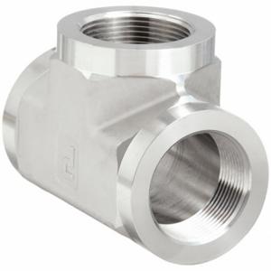 PARKER 1 1/2 MMO-SS Tee, 1 1/2 Inch X 1 1/2 Inch X 1 1/2 Inch Fitting Pipe Size, 4 1/8 Inch Overall Length | CT7KMQ 60UR28