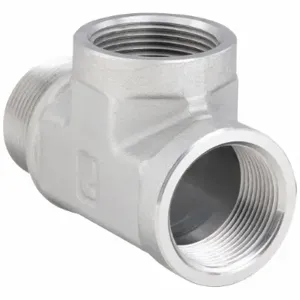 PARKER 3/8 MRO-S Tee, Steel, 3/8 Inch X 3/8 Inch X 3/8 Inch Fitting Pipe Size | CV3XBL 60UZ08