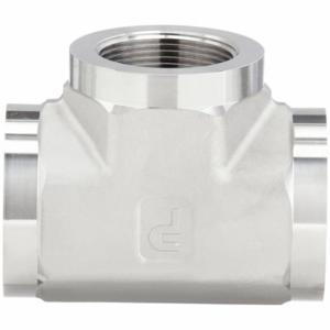 PARKER 1 1/4 MMO-SS Tee, 1 1/4 Inch X 1 1/4 Inch X 1 1/4 Inch Fitting Pipe Size, 3 3/8 Inch Overall Length | CT7KMR 60UR67