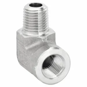 PARKER 1/8 CD-SS Hydraulic Hose Adapter, 1/8 x 1/8 Inch Fitting Size, Female x Male, NPT x NPT, Rigid | CT7GNN 52JF08