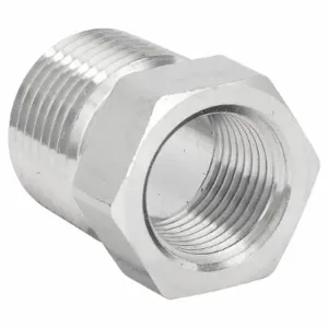 PARKER 1/4 FG-SS Hydraulic Hose Adapter, 1/4 x 1/4 Inch Fitting Size, Female x Male, NPTF x NPTF | CT7GNB 52JF92