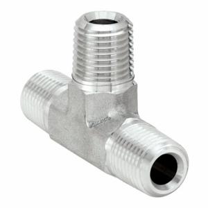 PARKER 1/2 RRS-SS Tee, 1/2 Inch X 1/2 Inch X 1/2 Inch Fitting Pipe Size | CT7KMT 60UT84