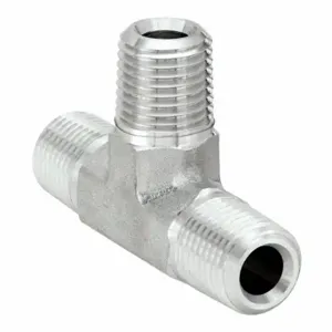 PARKER 1/4 RRS-SS Tee, 1/4 Inch X 1/4 Inch X 1/4 Inch Fitting Pipe Size | CT7KMU 60UU85