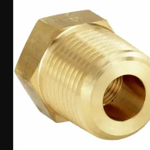 PARKER 3/4 X 3/8 PTR-B Reducing Adapter, Brass, 3/4 Inch X 3/8 Inch Fitting Pipe Size, Male Nptf X Female Nptf | CT7JWT 60UY56