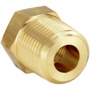 PARKER 1/2 X 1/8 PTR-B Reducing Adapter, Brass, 1/2 Inch X 1/8 Inch Fitting Pipe Size, Male Nptf X Female Nptf | CT7JWL 60UU01