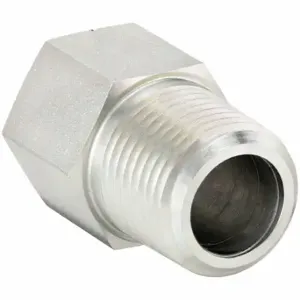 PARKER 1/2X3/8FHG4S Straight Adapter, Steel, 1/2 Inch X 3/8 Inch Fitting Pipe Size | CT7KCU 60UU46