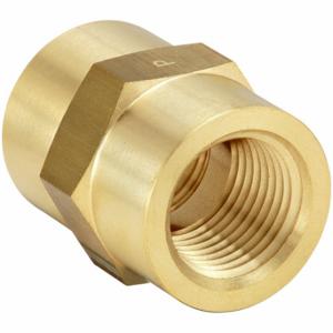 PARKER 3/4 GG-B Coupling, Brass, 3/4 Inch X 3/4 Inch Fitting Pipe Size | CT7DYR 60UY10