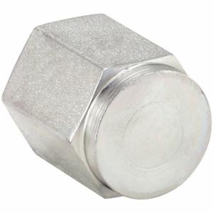 PARKER 1/4 HPC-S Hex Cap, Steel, 1/4 Inch Fitting Pipe Size, Female NPT, 7/8 Inch Length | CT7FYC 60UU70