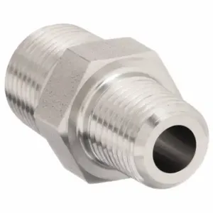 PARKER 3/8 X 1/4 FF-SS Hydraulic Hose Adapter, 3/8 x 1/4 Inch Fitting Size, Male x Male, NPTF x NPTF, Rigid | CT7GQC 52JF69