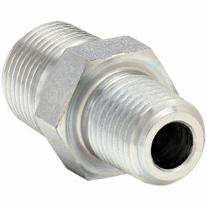 PARKER 1/4 X 3/8 FHF3-S Straight Adapter, Steel, 1/4 Inch X 3/8 Inch Fitting Pipe Size | CT7KDC 60UV16