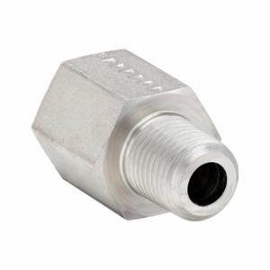 PARKER 1/4X3/8FHG4S Straight Adapter, Steel, 1/4 Inch X 3/8 Inch Fitting Pipe Size | CT7KDD 60UV38