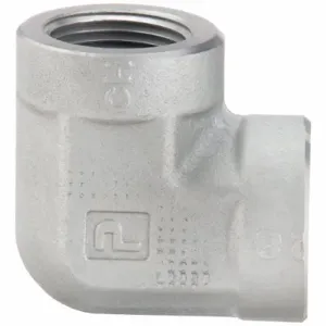 PARKER 3/8 DD-S 90 Deg. Elbow, Steel, 3/8 Inch X 3/8 Inch Fitting Pipe Size, Female Npt X Female Nptf | CT7EDD 60UY84