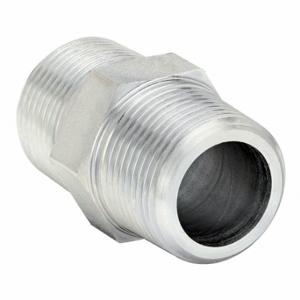PARKER 1/4 FHF3-S Straight Adapter, Steel, 1/4 Inch X 1/4 Inch Fitting Pipe Size | CT7KCV 60UU63