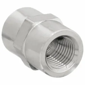 PARKER 1/8 GG-SS Hydraulic Hose Adapter, 1/8 x 1/8 Inch Fitting Size, Female x Female, NPTF x NPTF | CT7GNM 52JE79