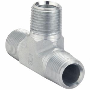 PARKER 3/4 RRS-S Tee, Steel, 3/4 Inch X 3/4 Inch X 3/4 Inch Fitting Pipe Size | CV3XBH 60UY25