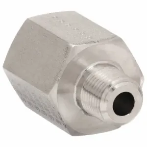 PARKER 1/4 X 1/8 FG-SS Hydraulic Hose Adapter, 1/8 x 1/4 Inch Fitting Size, Male x Female, NPTF x NPTF | CT7GNJ 52JF95