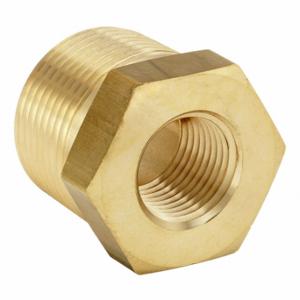 PARKER 1 X 3/4 PTR-B Reducing Adapter, Brass, 1 Inch X 3/4 Inch Fitting Pipe Size, Male Nptf X Female Nptf | CT7JWG 60UT41