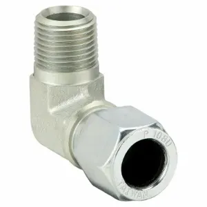 PARKER 12 CBU-S Tube Fitting, 90 Deg Elbow, 3/4 Inch Outside Diameter, Flareless, Steel | AA9HGN 1DDB3