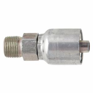 PARKER 10177-8-8 Hydraulic Crimp Fitting, Steel x Steel, Straight, -8 | CT7FLV 55CY53