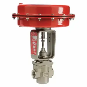 PARKER 106052 Pneumatic Globe Control Valve, 2 Ports, Stainless Steel, 1 Inch Size Pipe Size, FNPT | CT7JNU 426J47