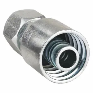 PARKER 10643-4-4 Hydraulic Hose Fitting Straight, 1/4 Inch Internal Diameter, Steel | AB6DRV 21A752