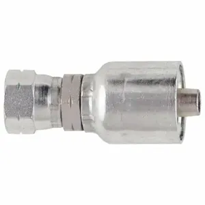 PARKER 10843-6-4 Hydraulic Crimp Fitting, Steel x Steel, Straight, -4 | CT7FHC 55CY97