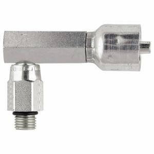 PARKER 10L43-10-8 Hydraulic Crimp Fitting, Steel x Steel, 90 Deg Elbow, -8 | CT7EKX 55CZ09