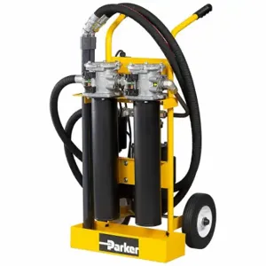 PARKER 10PFCC220Q10QBVPI1 Hydraulic Oil Filter Cart, 10 gpm Max. Flow, 35 PSI Max. Pressure, 1 HP Motor, 115V AC | CT7HEF 798LK4