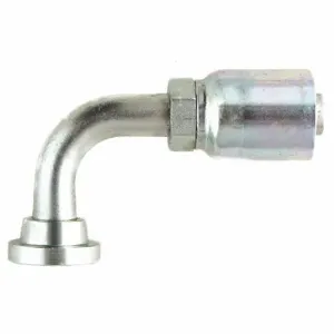 PARKER 11943-16-12 Hydraulic Crimp Fitting, Steel x Steel, 90 Deg Elbow, -12 | CT7EHQ 55CZ40