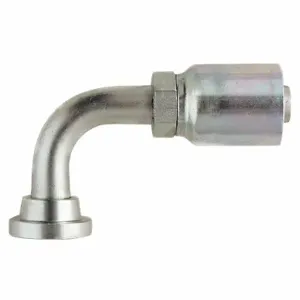 PARKER 11977-16-16 Hydraulic Crimp Fitting, Steel x Steel, 90 Deg Elbow, -16 | CT7EJF 55CZ49