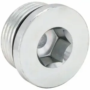 PARKER 24 HP5ON-S Hollow Hex Plug, Steel, 1 1/2 Inch Fitting Pipe Size, Male Sae-Orb, 3/4 Inch Length | CT7FZF 60UX73