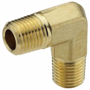 PARKER 1204P-8 90 Deg. Elbow, Brass, 1/2 X 1/2 Inch Fitting Pipe Size, 1 3/8 Inch Overall Length, Elbow | CT7EAW 60WG53