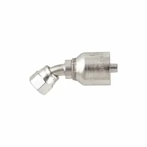 PARKER 13777-10-10 Hydraulic Crimp Fitting, Steel x Steel, 45 Deg Elbow, -12 | CT7EEZ 55CZ82