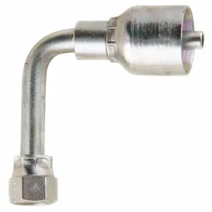 PARKER 14177-8-8 Hydraulic Crimp Fitting, Steel x Steel, 90 Deg Long Elbow, -8 | CT7EMG 55DA09