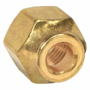 PARKER 14FSX-4 Short Forged Nut, 1/4 Inch Outside Diameter, Brass | AC2YHL 2P155