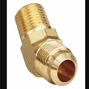 PARKER 159F-10-8 Male Elbow, 45 Degs, 5/8 Inch Outside Diameter, Brass | AB3UDK 1VEC3