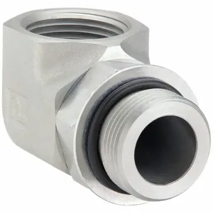 PARKER 16-1 AOEG-S 90 Deg. Elbow, Steel, 1 Inch X 1 Inch Fitting Pipe Size, Male Sae-Orb X Female Nptf | CT7EBU 60UW75