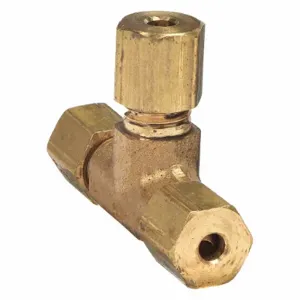 PARKER 164C-2 Tee, 1/8 Inch Outside Diameter, Brass | AB3TUG 1VDE9