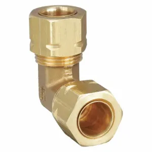 PARKER 165CA-6 90 Deg Elbow, 3/8 Inch Outside Diameter, Brass | AE9PXC 6LF92