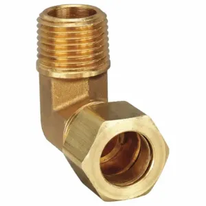 PARKER 169C-10-8 90 Deg Elbow, 5/8 Inch Outside Diameter, Brass | AC2YMQ 2P256