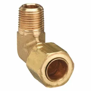 PARKER 169CA-4-6 90 Deg Elbow, 1/4 Inch Outside Diameter, Brass | AE9QDE 6LG05