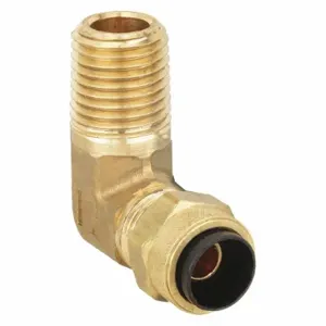 PARKER 169P-6-6 90 Deg Elbow, 3/8 Inch Outside Diameter, Brass | AB3WWV 1VPF6