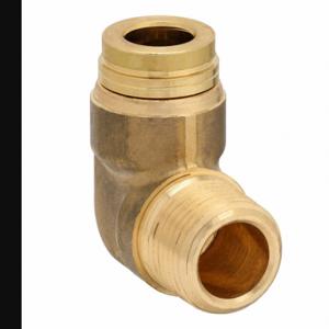 PARKER 169PTCNS-6-8 Brass DOT Push-to-Connect Fitting, Messing, Push-to-Connect x MNPT | CT7EUN 791CK4