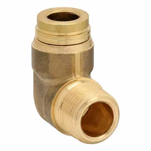 PARKER 169PTCNS-8-4 Brass DOT Push-to-Connect Fitting, Brass, Push-to-Connect x MNPT | CT7EUY 791CK5