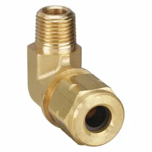 PARKER 169VL-4-2 Compression Fitting, 1/4 Inch Outside Diameter, Brass | AB3WYM 1VPU3