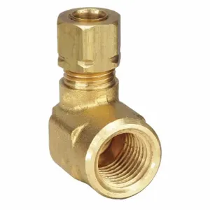 PARKER 170CA-4-4 90 Deg Elbow, 1/4 Inch Outside Diameter, Brass | AE9QDR 6LG19