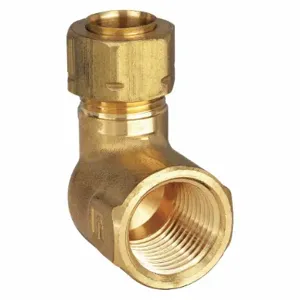 PARKER 170CA-8-8 90 Deg Elbow, 1/2 Inch Outside Diameter, Brass | AE6QRK 5UNK4