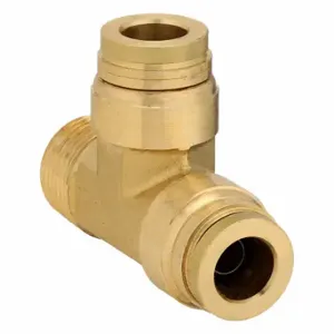 PARKER 171PTCNS-6-4 Brass DOT Push-to-Connect Fitting, Brass, Push-to-Connect x Push-to-Connect x MNPT | CT7EXM 791CL7