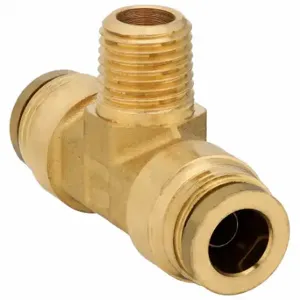 PARKER 172PTCNS-6-4 Brass DOT Push-to-Connect Fitting, Brass, Push-to-Connect x Push-to-Connect x MNPT | CT7EXH 791CM5